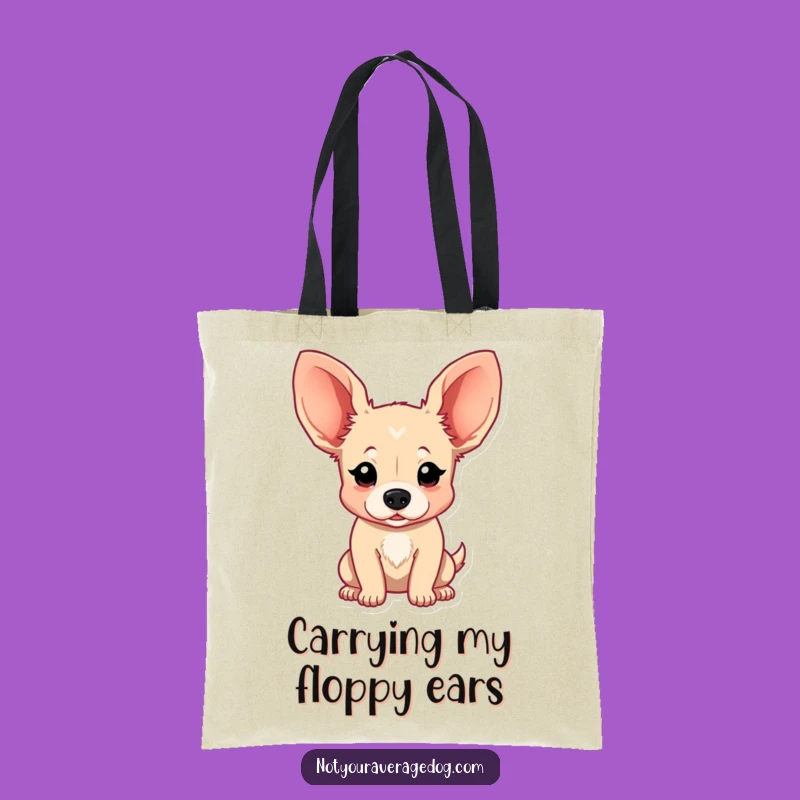 Funny Floppy Ear Dog Tote Bag - Carry Your Essentials with Hilarious Style, Great Gift!