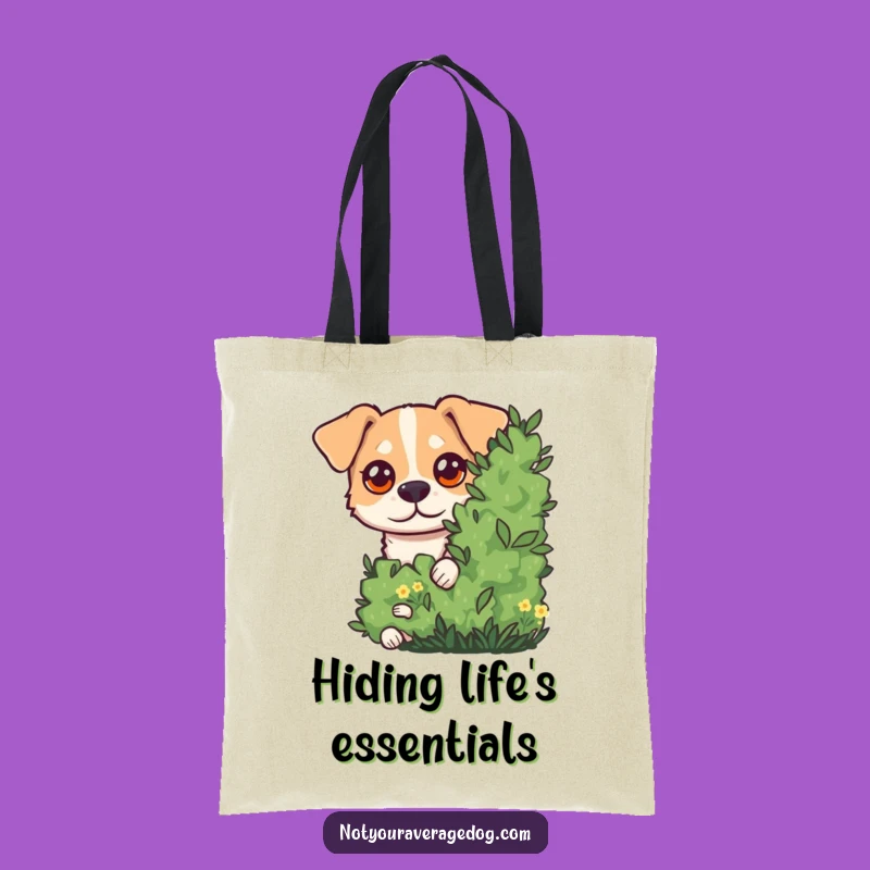 Funny Googly Eyes Dog Tote Bag - Carry Your Essentials with Sneaky Style, Great Gift!