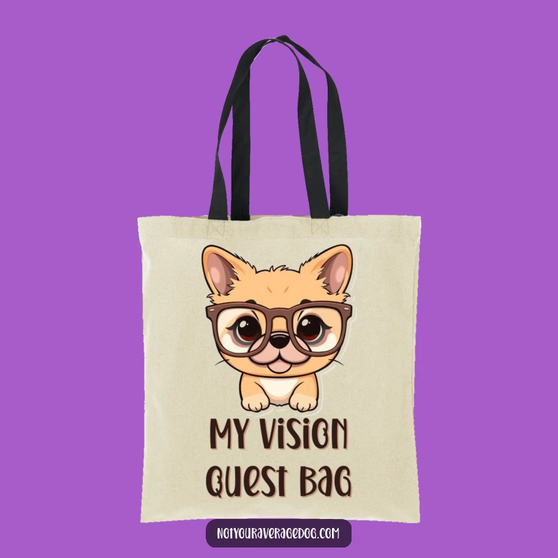 Funny Dog Oversized Glasses Tote Bag: Carry Your Style And Your Laughs Funny Gift